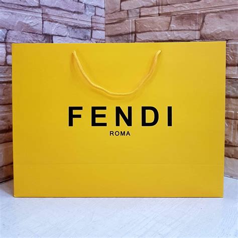 fendi paper bag